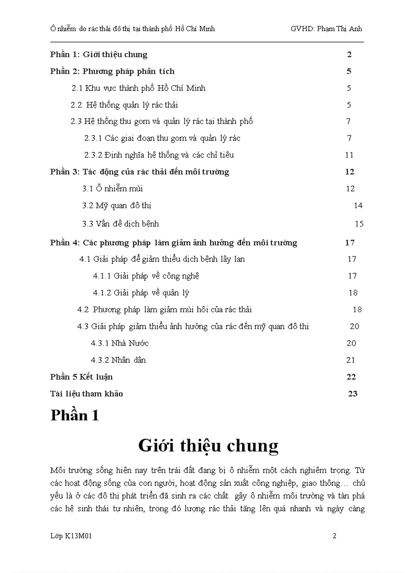image for page Ô nhiễm do rác thải đô thị tại thành phố hồ chí minh nguyên nhân giải pháp