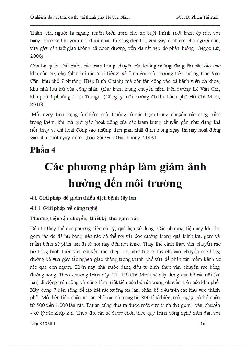 image for page Ô nhiễm do rác thải đô thị tại thành phố hồ chí minh nguyên nhân giải pháp