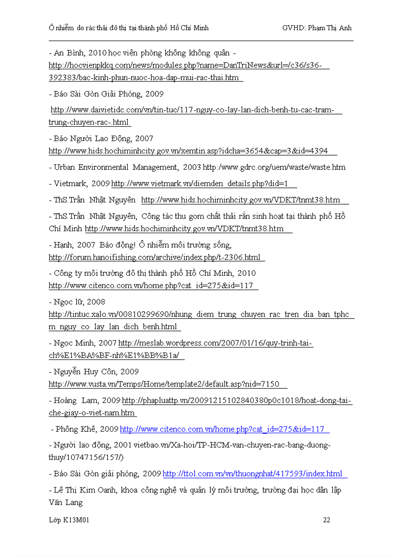 image for page Ô nhiễm do rác thải đô thị tại thành phố hồ chí minh nguyên nhân giải pháp