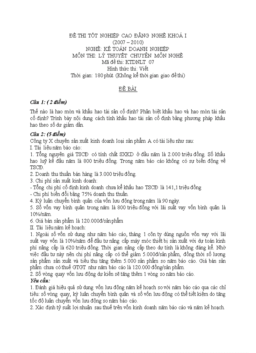 image for page Đề thi lý thuyết kế toán doanh nghiệp 11