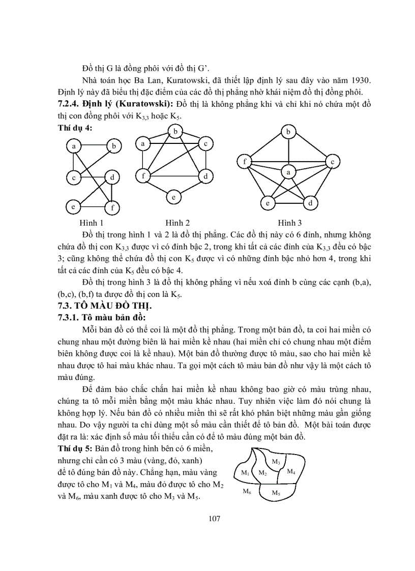 image for page Đồ thị phẳng và tô màu đồ thị