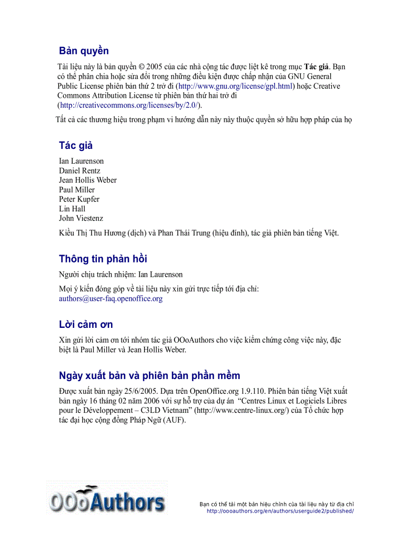 image for page Tùy chỉnh OpenOff ice org