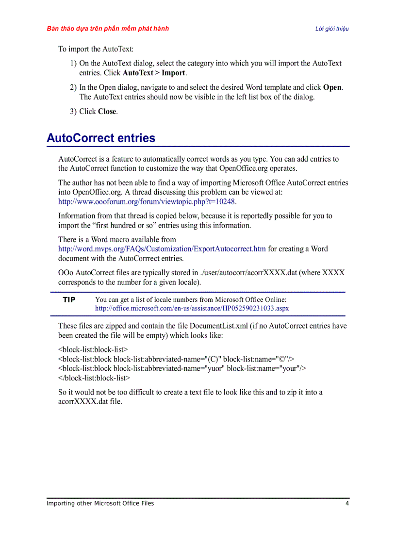 image for page Nhập các tệp t in theo định dạng Microsoft Office
