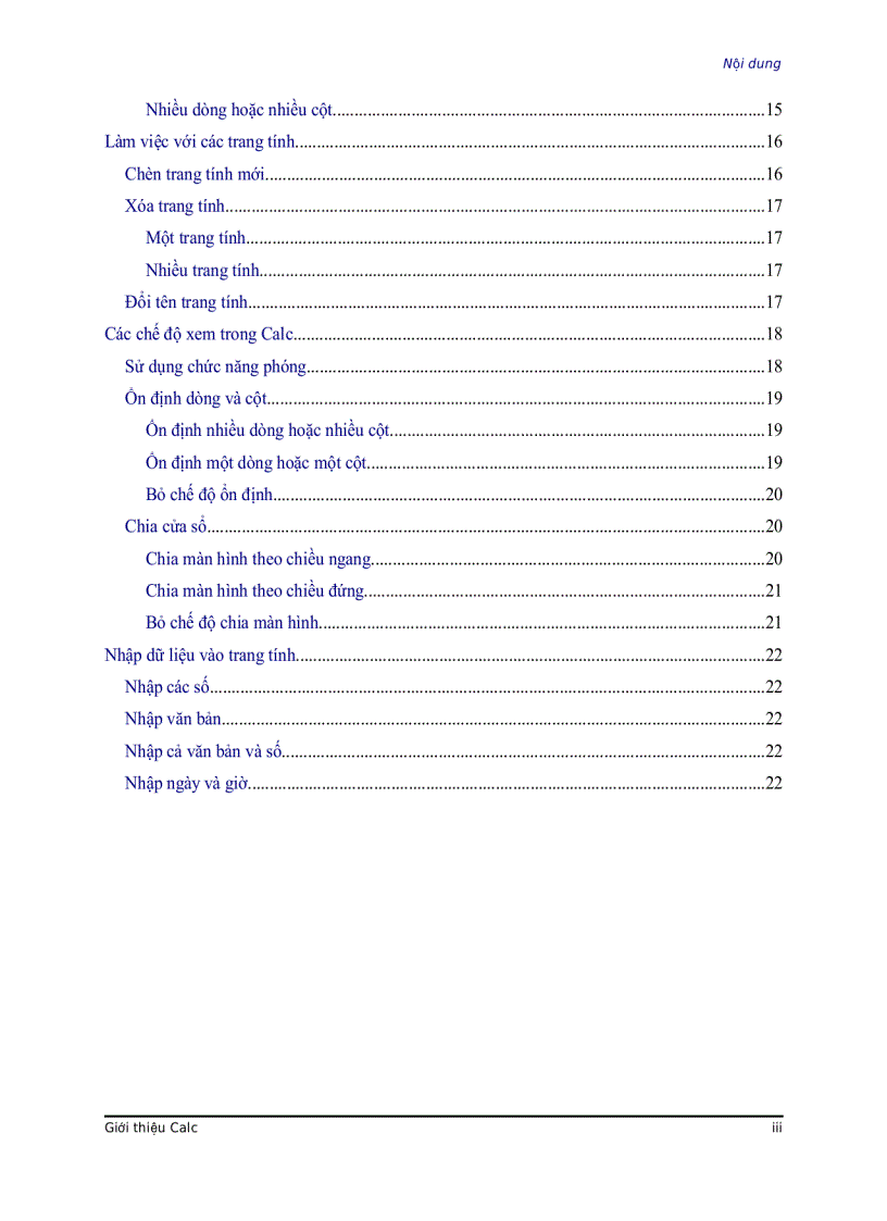 image for page Sử dụng bảng tính trong Ope nOffi ce org