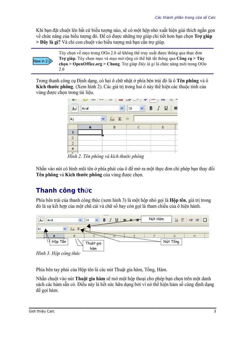 image for page Sử dụng bảng tính trong Ope nOffi ce org