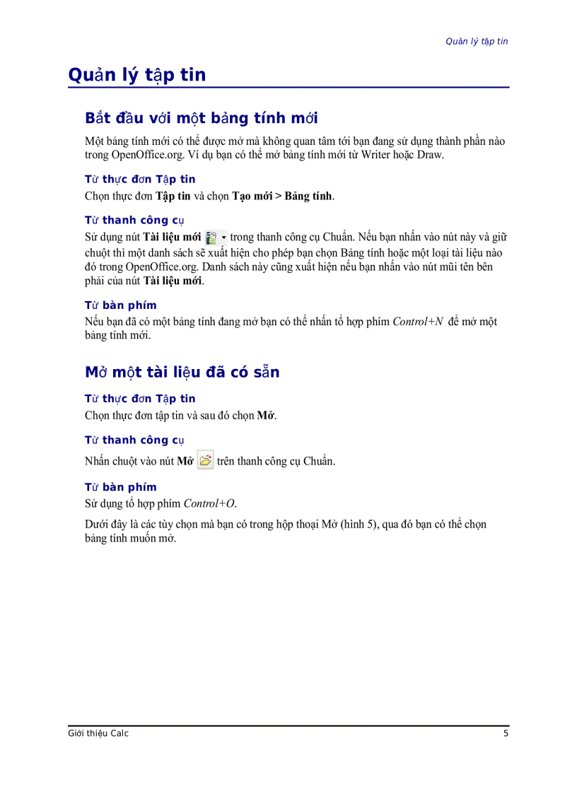 image for page Sử dụng bảng tính trong Ope nOffi ce org