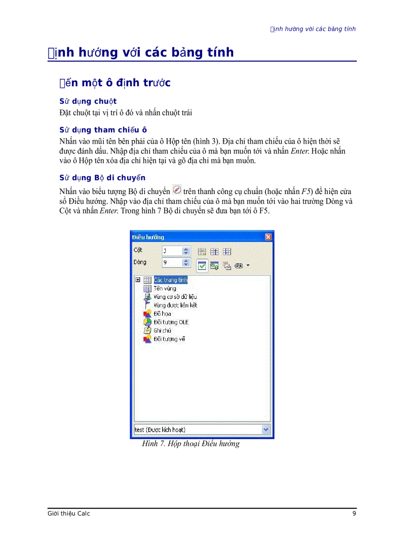 image for page Sử dụng bảng tính trong Ope nOffi ce org