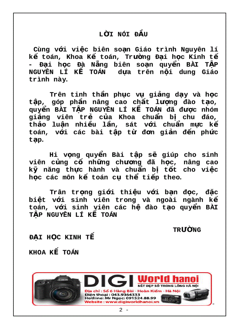 image for page Bài tập nguyên lý kế toán 6