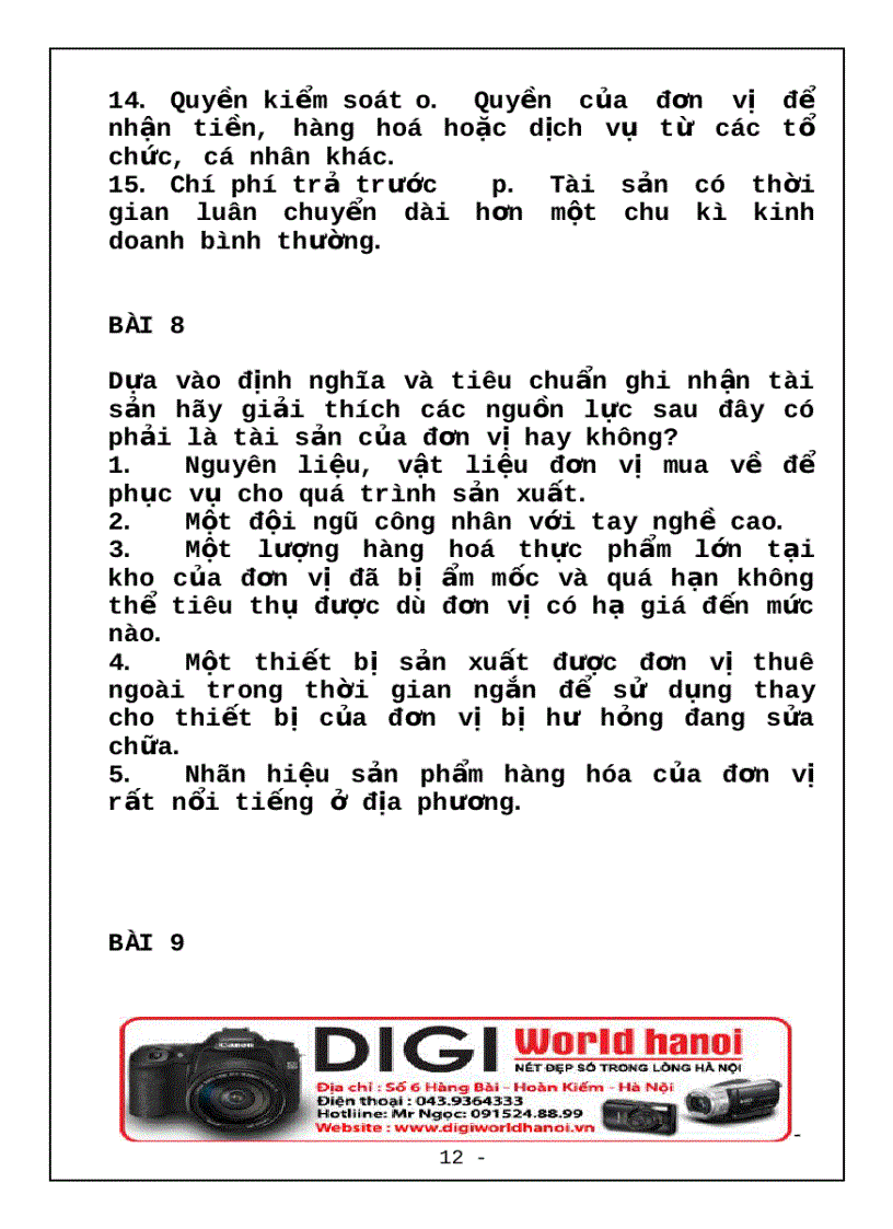 image for page Bài tập nguyên lý kế toán 6