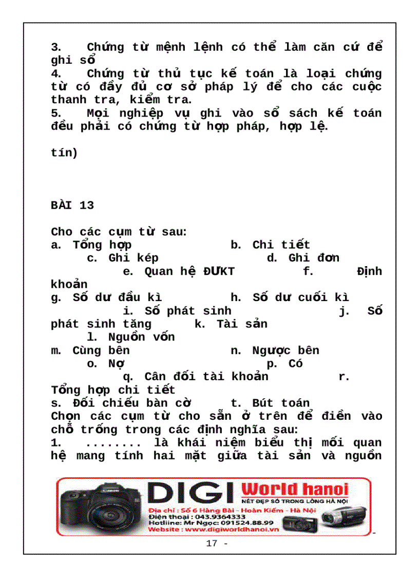 image for page Bài tập nguyên lý kế toán 6