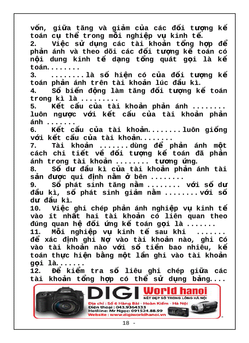 image for page Bài tập nguyên lý kế toán 6