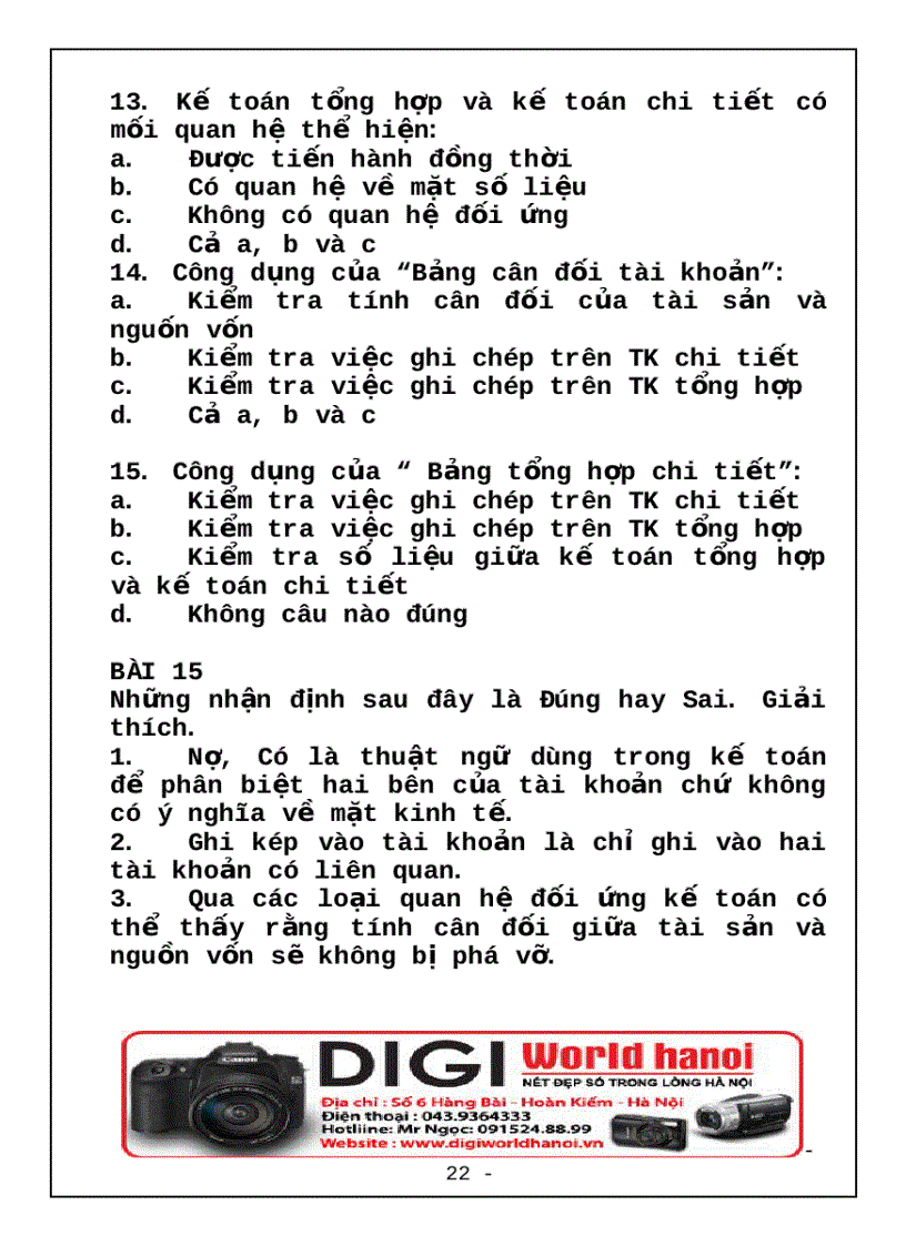 image for page Bài tập nguyên lý kế toán 6