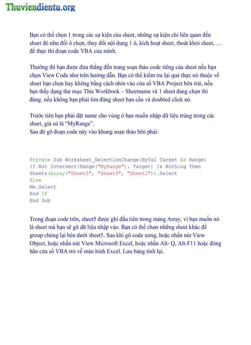 image for page Những tuyệt chiêu trong Excel