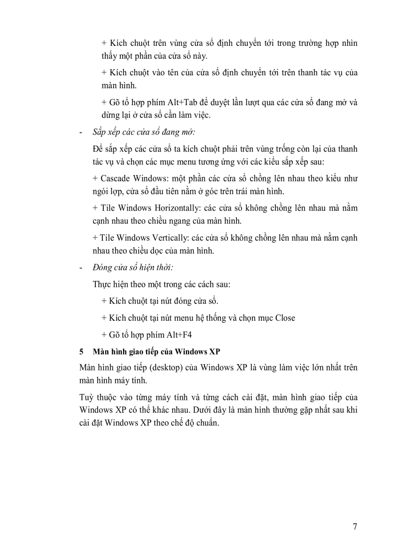 image for page Hệ điều hành Windows XP