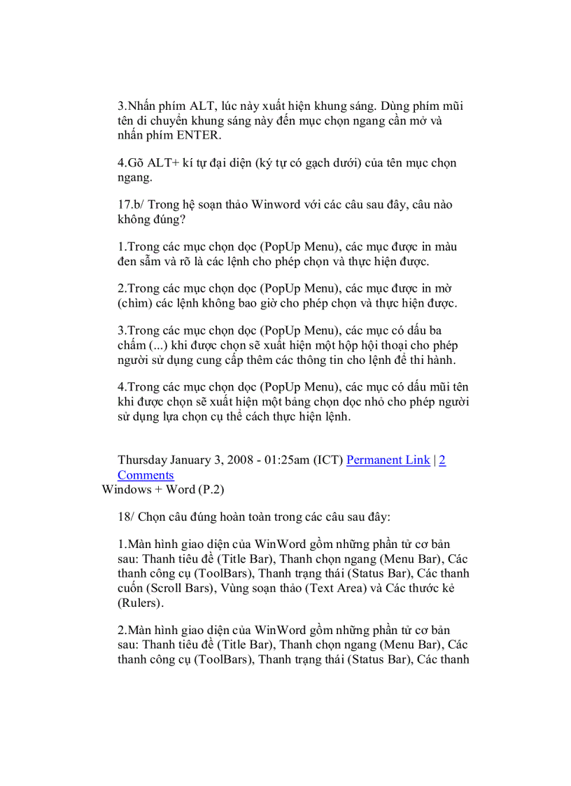 image for page Kiến thức cơ bản về word