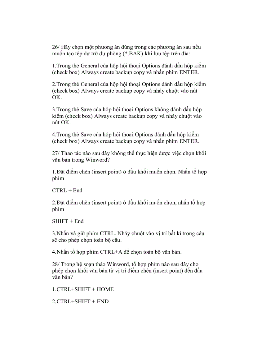 image for page Kiến thức cơ bản về word