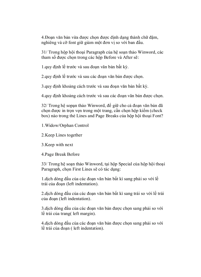 image for page Kiến thức cơ bản về word