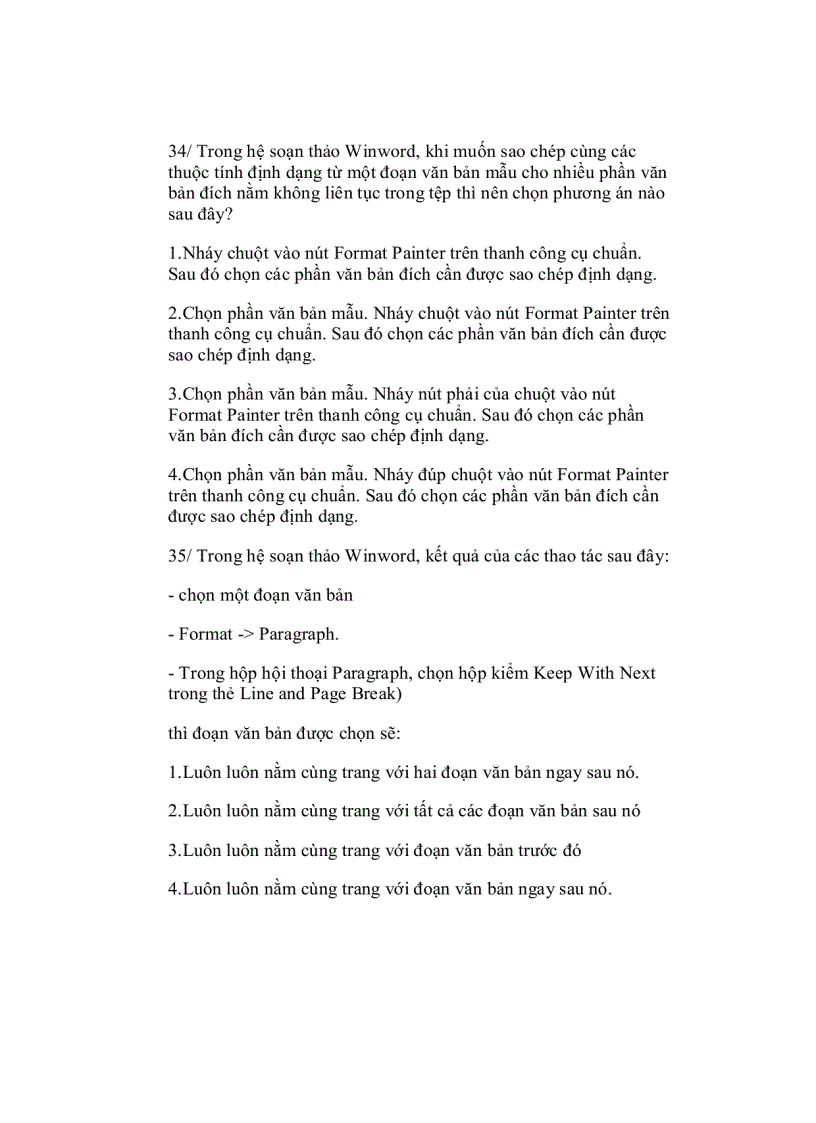 image for page Kiến thức cơ bản về word