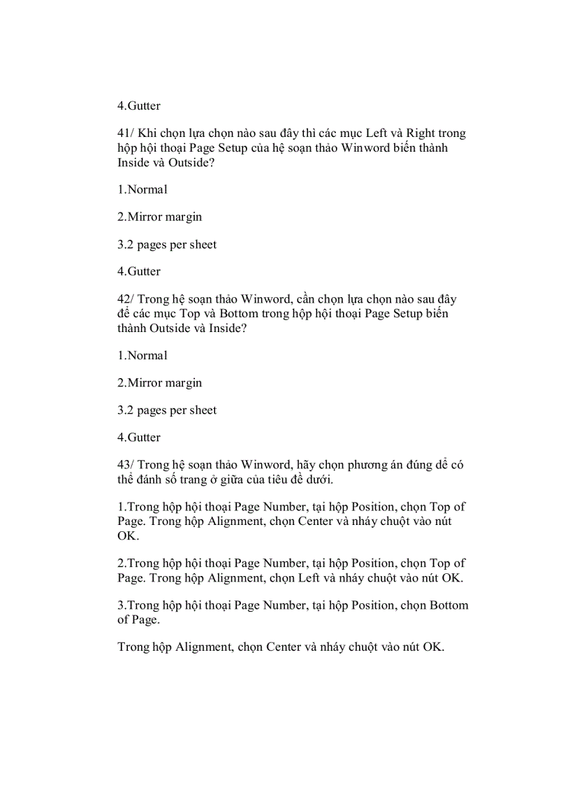 image for page Kiến thức cơ bản về word