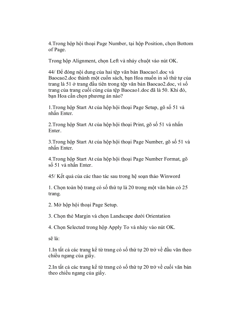 image for page Kiến thức cơ bản về word