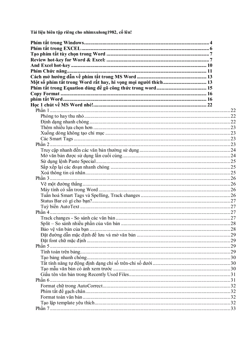 image for page Các thủ thuật từ cơ bản đến nâng cao Word và Excel