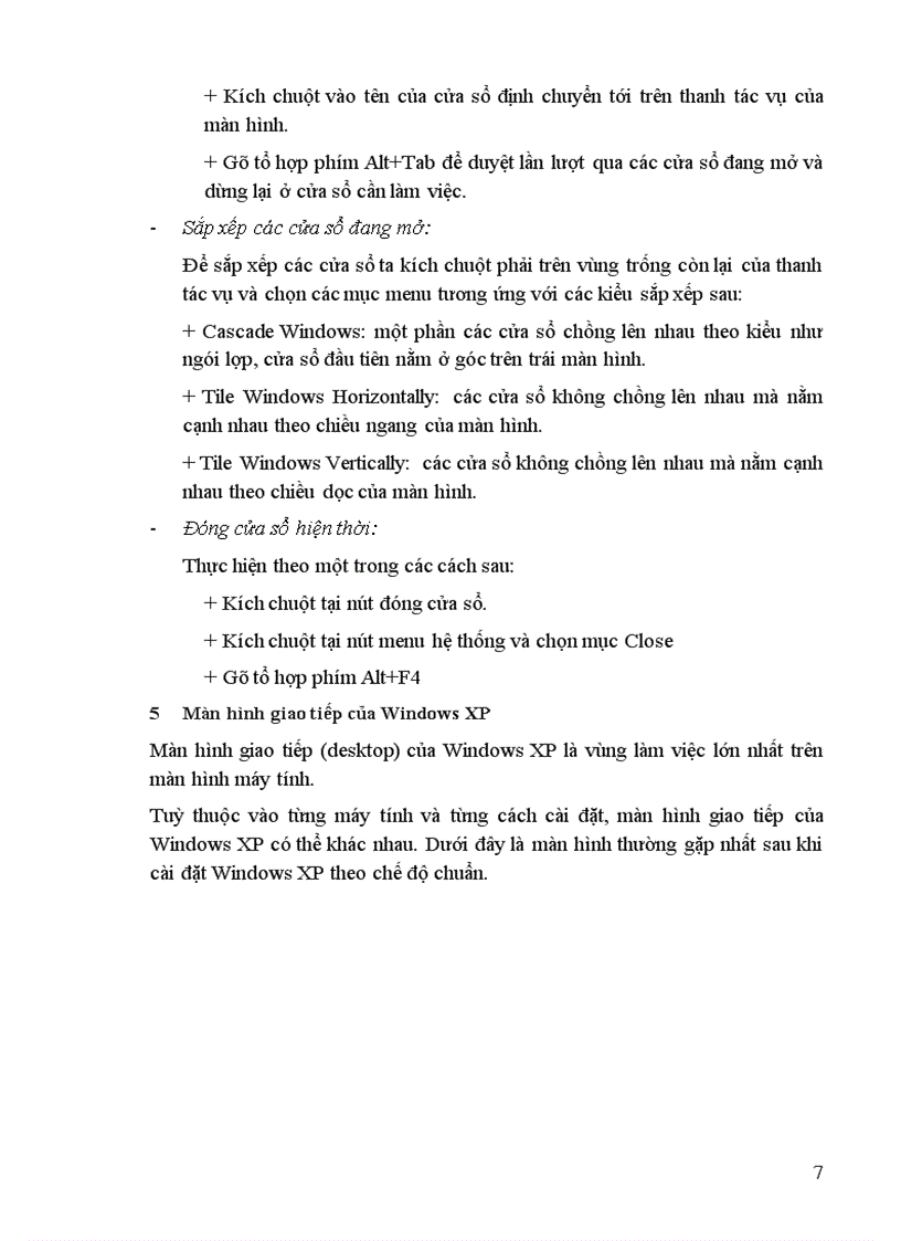 image for page Hệ điều hành Windows XP 1