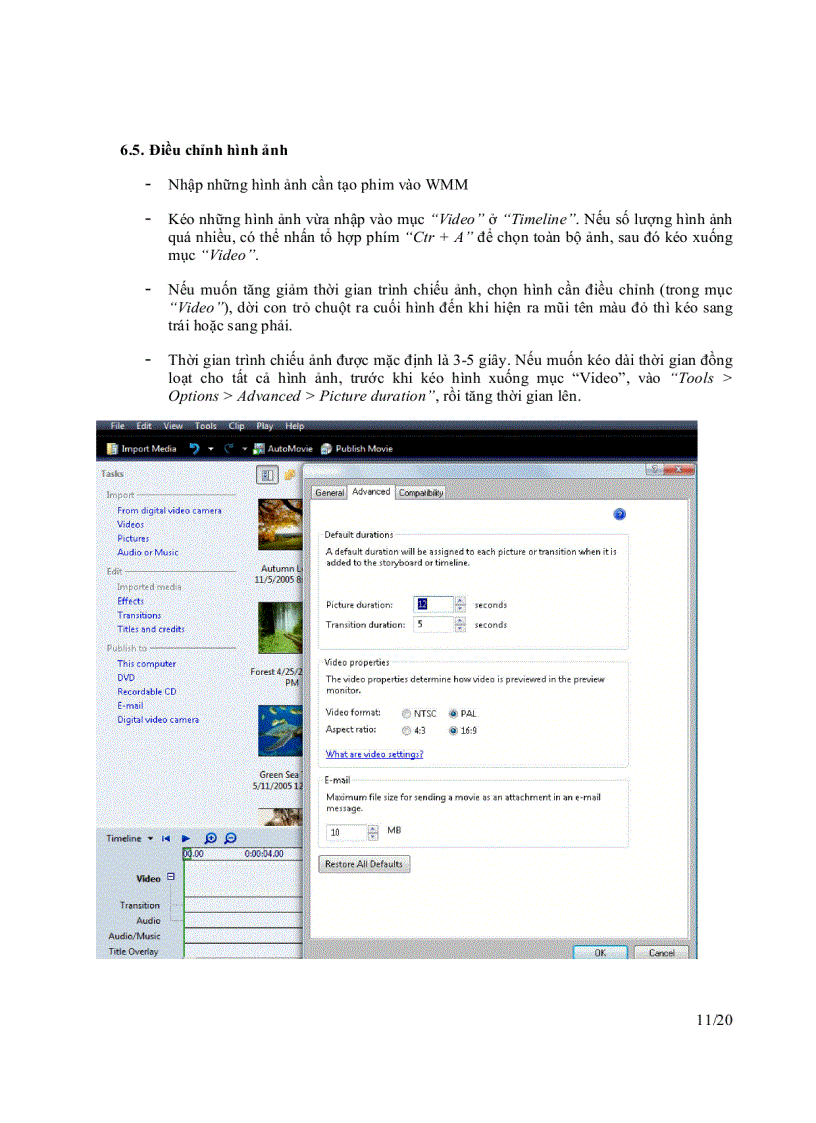 image for page Hướng dẫn sử dụng Windows Movie Maker