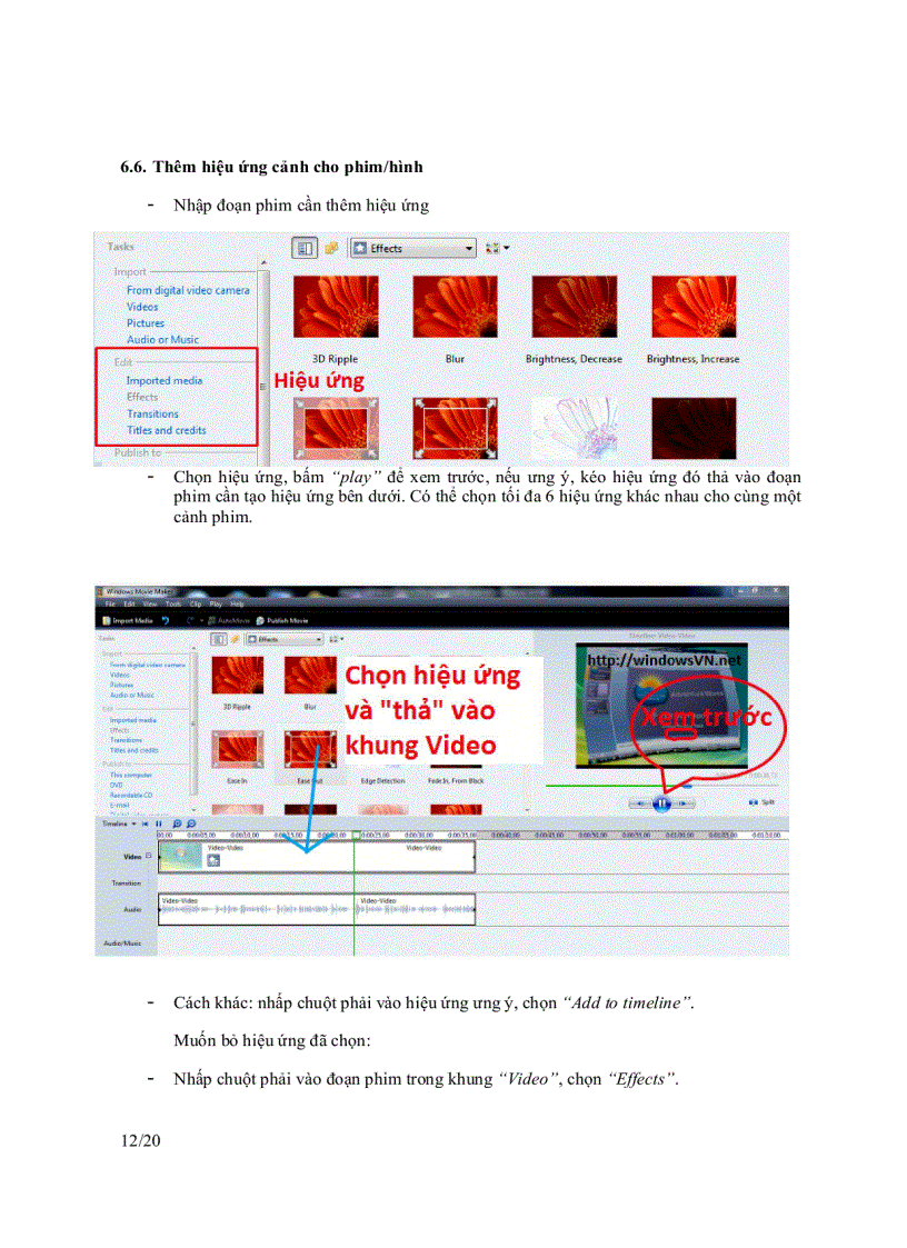 image for page Hướng dẫn sử dụng Windows Movie Maker