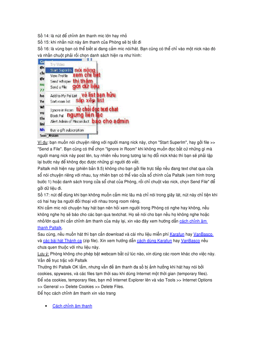 image for page Hướng dẫn dùng phần mềm Paltalk