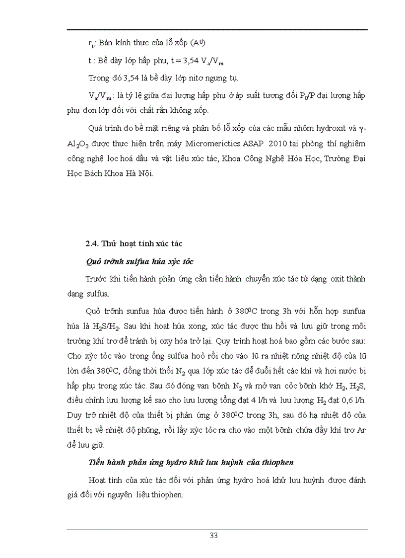 image for page Điều chế nhôm oxyt có bề mặt riêng cao ứng dụng làm chất mang xúc tác