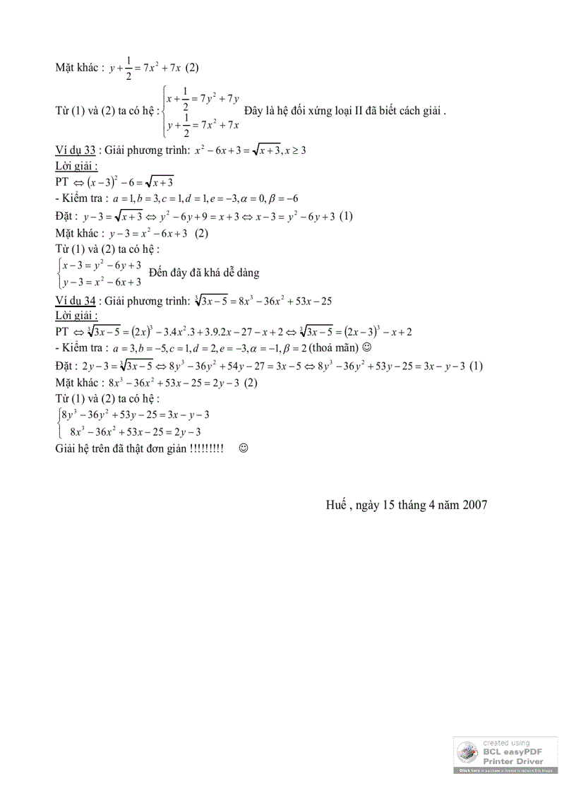 image for page Phương pháp đặt ẩn phụ trong giải phương trình vô tỷ