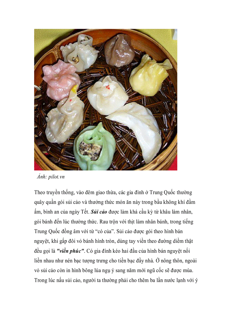 image for page Tìm hiểu món ăn đón năm mới ở châu Á