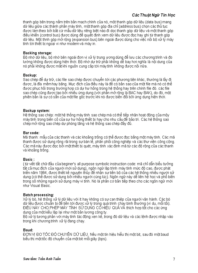image for page Thuật ngữ tin học A