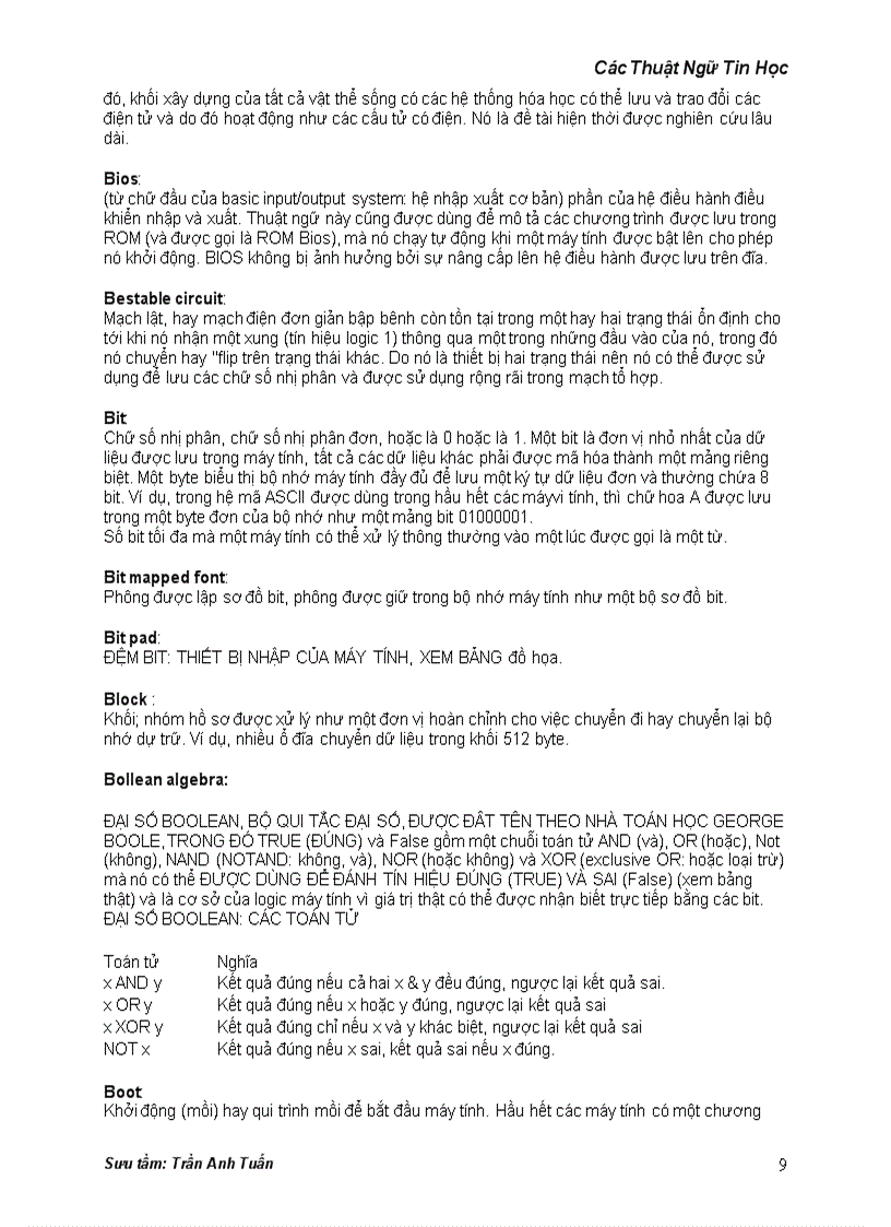 image for page Thuật ngữ tin học A
