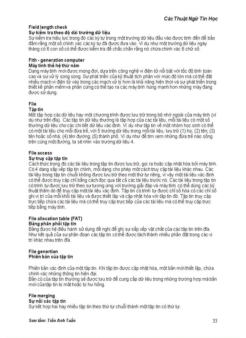 image for page Thuật ngữ tin học A