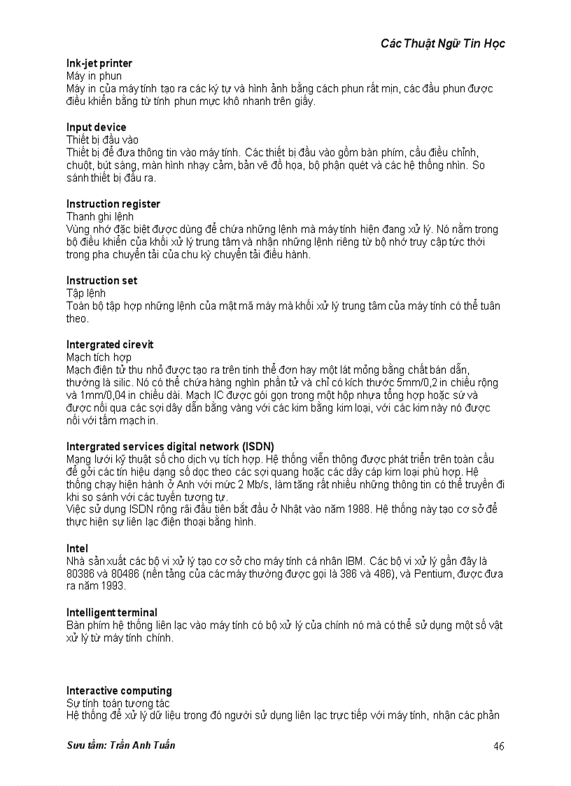 image for page Thuật ngữ tin học A