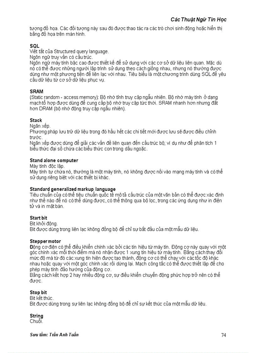 image for page Thuật ngữ tin học A