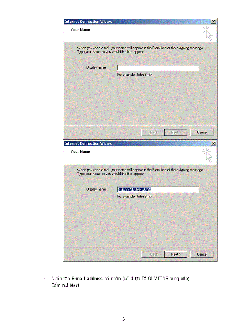 image for page Bảng hướng dẫn sử dụng outlook express