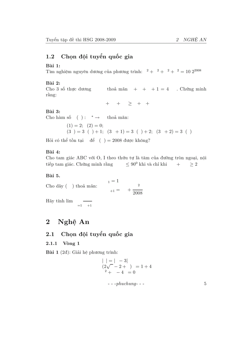 image for page Đề thi học sinh giỏi các tỉnh