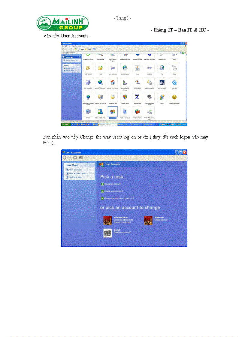 image for page Hướng dẫn cách phòng chống virus