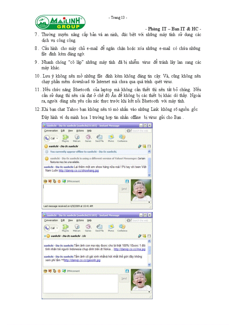 image for page Hướng dẫn cách phòng chống virus