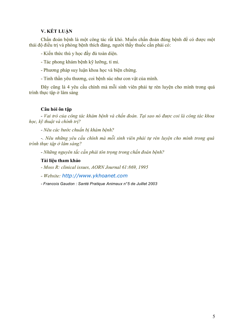 image for page Chẩn đoán bệnh thú y