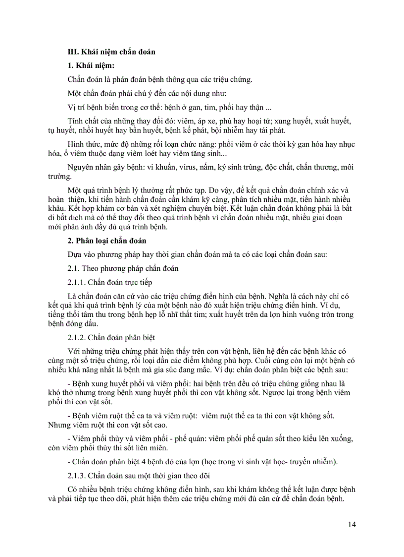 image for page Chẩn đoán bệnh thú y