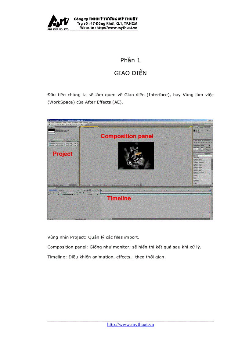 image for page Giáo trình Adobe After Effects