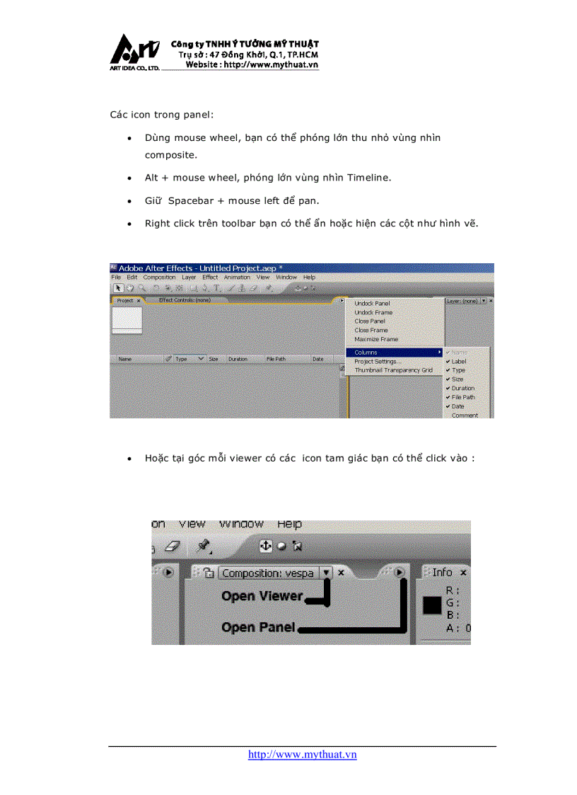 image for page Giáo trình Adobe After Effects