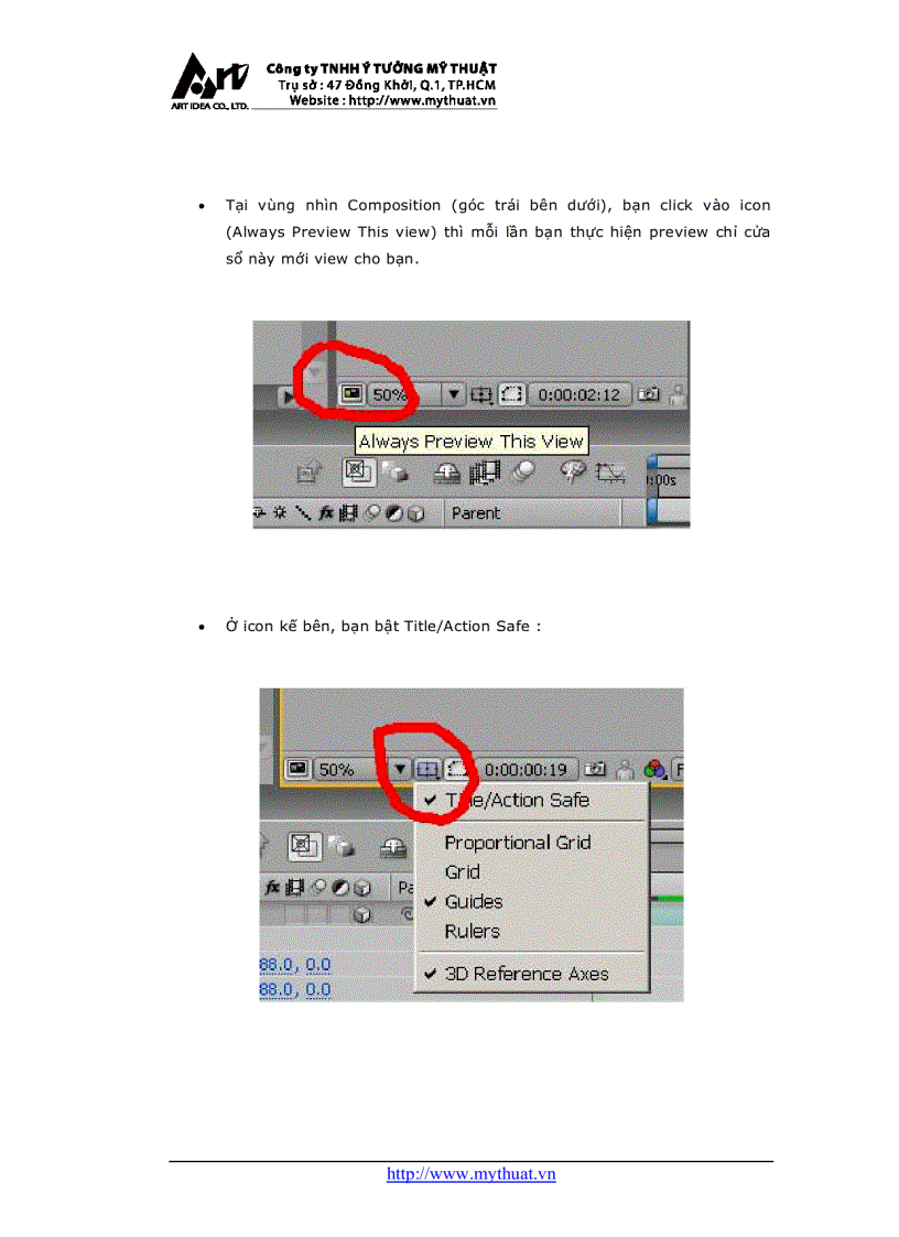 image for page Giáo trình Adobe After Effects
