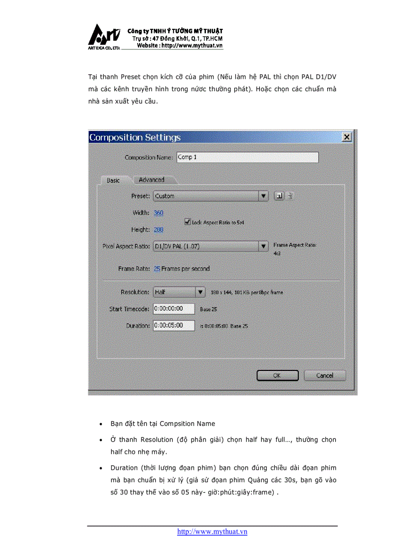 image for page Giáo trình Adobe After Effects
