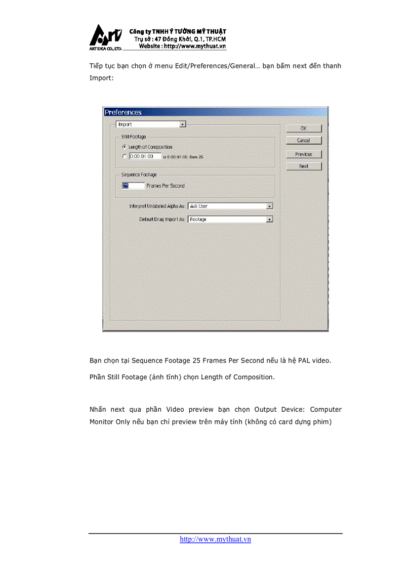 image for page Giáo trình Adobe After Effects