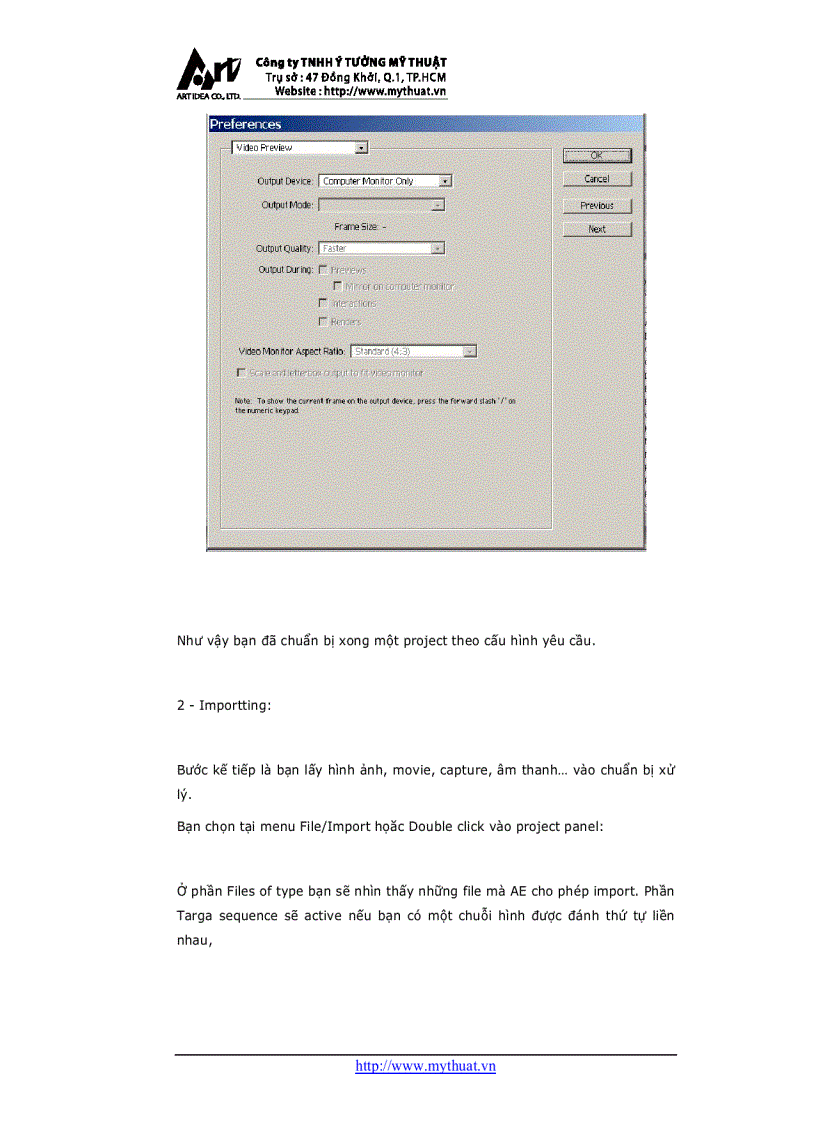 image for page Giáo trình Adobe After Effects