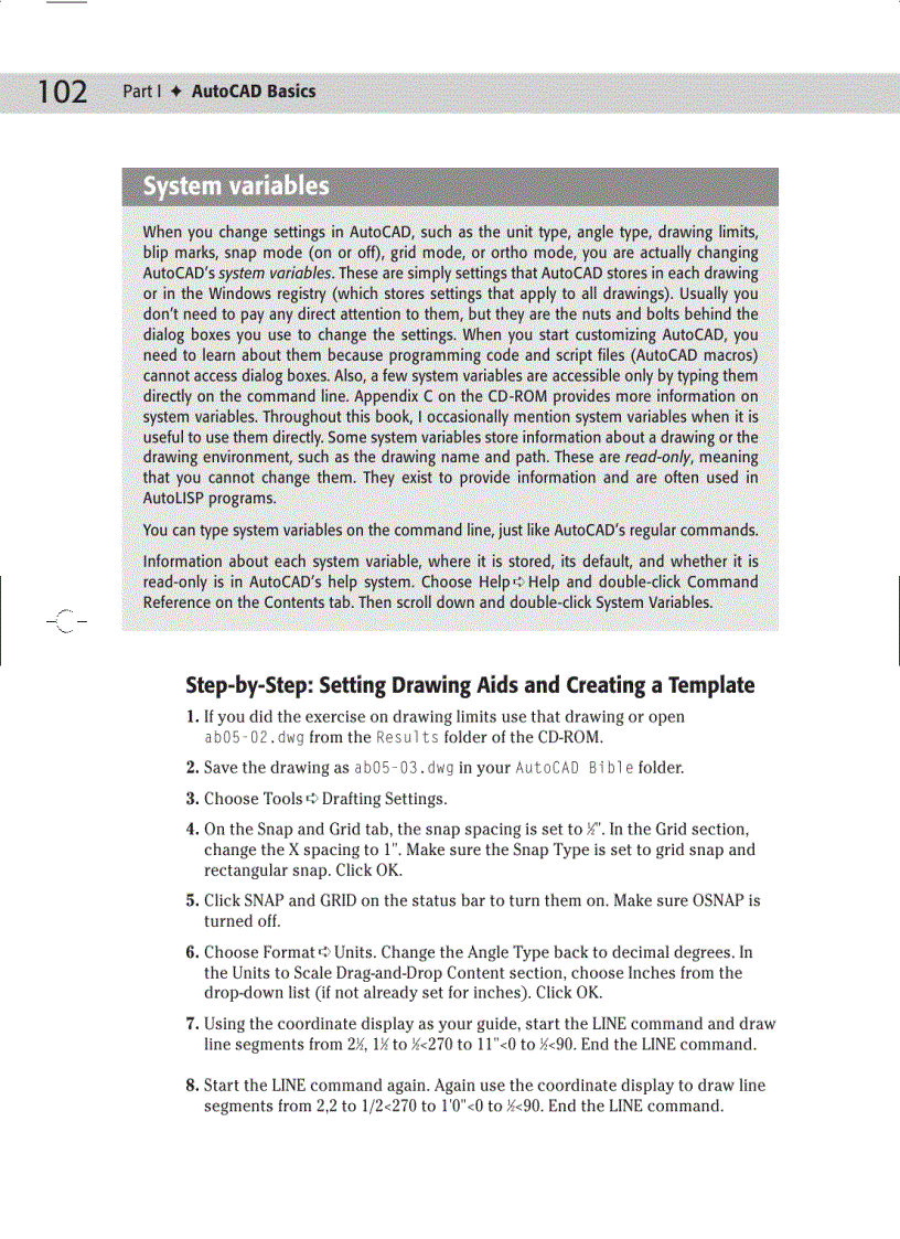 image for page AutoCAD Basics Unit Types
